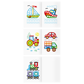 Раскраска пальчиковая А5, 8 стр., ТРИ СОВЫ "Рисуем пальчиками. Выпуск 1