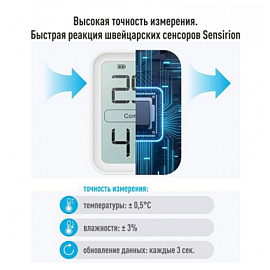 Термогигрометр электронный Рэлсиб Ivit-1 (с поверкой РФ)