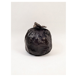 Мешки для мусора 35 л, черные, в рулоне 50 шт., ПНД, 6,2 мкм, 50х60 см, PACLAN "Professional", 40303