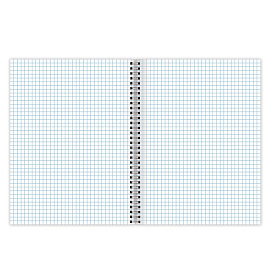 Тетрадь А4, 120 л., BRAUBERG гребень, клетка, обложка картон, "Painting", 404072