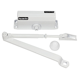 Доводчик на дверь FE-B2W, белый, 25-45кг