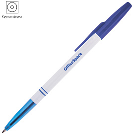 Ручка шариковая OfficeSpace синяя, 0,7мм, штрих-код
