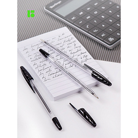 Ручка шариковая Berlingo "Tribase" черная, 1,0мм фото Ручка шариковая Berlingo "Tribase" черная, 1,0мм