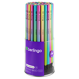 Карандаш ч/г Berlingo "Radiance" HB, трехгранный, черное дерево, заточен фото Карандаш ч/г Berlingo "Radiance" HB, трехгранный, черное дерево, заточен