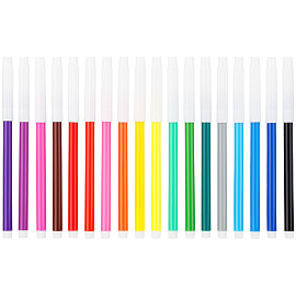 Фломастеры ArtSpace "Космические приключения", 18цв., ПВХ, европодвес фото Фломастеры ArtSpace "Космические приключения", 18цв., ПВХ, европодвес