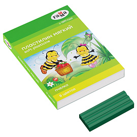 Пластилин восковой мягкий Гамма "Пчелка", 08 цветов, 120г, со стеком, картон. упаковка фото Пластилин восковой мягкий Гамма "Пчелка", 08 цветов, 120г, со стеком, картон. упаковка