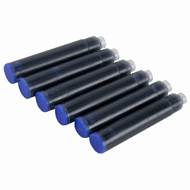 Картриджи чернильные СИНИЕ CENTROPEN, КОМПЛЕКТ 6 шт., 0019/6, 1 0019 0601 фото Картриджи чернильные СИНИЕ CENTROPEN, КОМПЛЕКТ 6 шт., 0019/6, 1 0019 0601