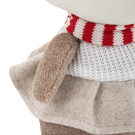 Украшение новогоднее интерьерное 40 см "Веселый оленёнок", полиэстер, ЗОЛОТАЯ СКАЗКА, 592508