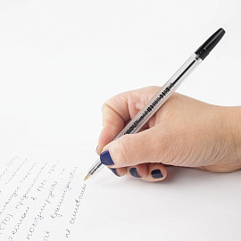 Ручка шариковая неавтоматическая Corvina 51 Classic черная (толщина линии 0.7 мм)