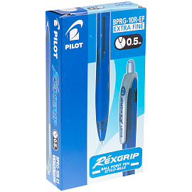 Ручка шариковая автоматическая Pilot "Rexgrip" синяя, 0,5мм, грип фото Ручка шариковая автоматическая Pilot "Rexgrip" синяя, 0,5мм, грип