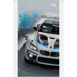 Блокнот А6 48л. на скрепке BG "Racing cars