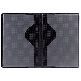 Обложка для паспорта, мягкий полиуретан, "Герб", красная, STAFF, 237612