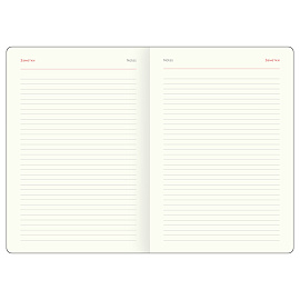 Ежедневник недатированный, А5, 136л., твердый переплет, кожзам, Greenwich Line "Fascia. Graphite", магнитная застежка, цветной срез