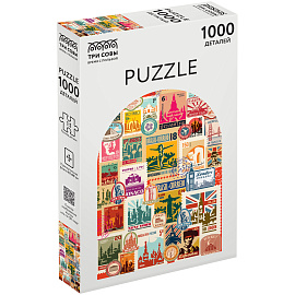 Пазл 1000 эл. ТРИ СОВЫ "Марки