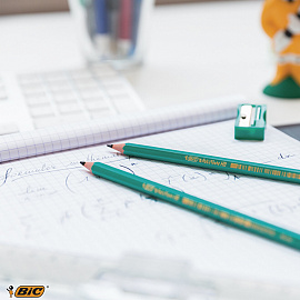 Карандаш чернографитный HB Bic Evolution Эко заточенный шестигранный