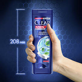 Шампунь против перхоти 400 мл, КЛИАР MEN "Ледяная свежесть