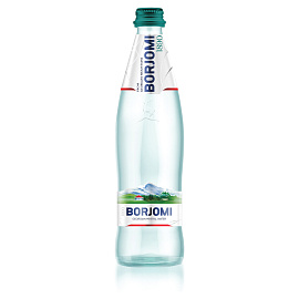 Вода минеральная Боржоми лечебно-столовая газированная 0.33 л (12 штук в упаковке)