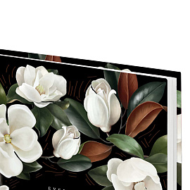 Ежедневник датированный 2026 145х215 мм, А5, STAFF, ламинированная обложка, "Магнолия", 117326