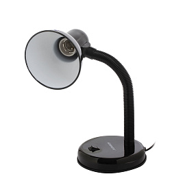 Настольная лампа / светильник SONNEN OU-203, на подставке, цоколь Е27, черный, 236676