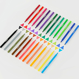 Фломастеры Гамма "Мультики", 24цв., смываемые, картон. упак., европодвес фото Фломастеры Гамма "Мультики", 24цв., смываемые, картон. упак., европодвес