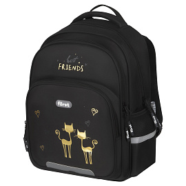 Рюкзак Forst F-Comfy "Best friends" 38*29*15см, 2 отделения, 3 кармана, анатомическая спинка
