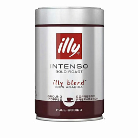 Кофе молотый ILLY intenso 250 г (железная банка)