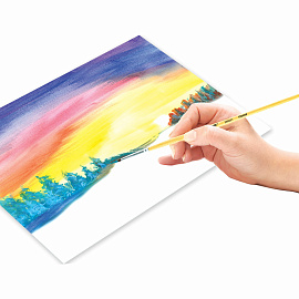 Кисть ПИФАГОР, ПОНИ, круглая, № 2, деревянная лакированная ручка, с колпачком, 200831 фото Кисть ПИФАГОР, ПОНИ, круглая, № 2, деревянная лакированная ручка, с колпачком, 200831