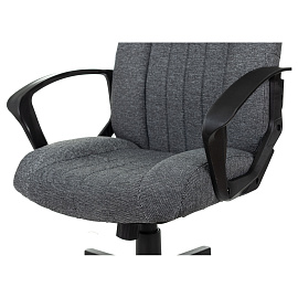 Кресло руководителя Helmi HL-E98, ткань серая, пластик, механизм качания фото Кресло руководителя Helmi HL-E98, ткань серая, пластик, механизм качания