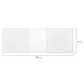 Обложка для студенческого билета, удостоверения, 104х74 мм, ПВХ, прозрачная, ДПС, 1098.К