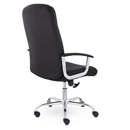 Кресло офисное "Бостон", CH-277, хром, ткань, черный (М-16) фото Кресло офисное "Бостон", CH-277, хром, ткань, черный (М-16)