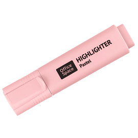 Текстовыделитель OfficeSpace пастельный цвет, розовый, 1-5мм фото Текстовыделитель OfficeSpace пастельный цвет, розовый, 1-5мм