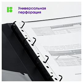 Папка-вкладыш с перфорацией Berlingo "Squares", А4, 60мкм, рельефная текстура, матовая