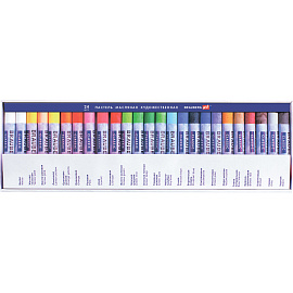 Пастель масляная художественная BRAUBERG ART CLASSIC, 24 цвета, круглое сечение, 181448 фото Пастель масляная художественная BRAUBERG ART CLASSIC, 24 цвета, круглое сечение, 181448