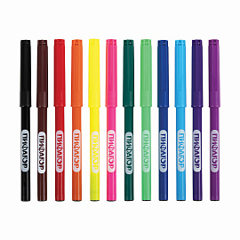 Фломастеры ПИФАГОР "Космическая одиссея", 12 цветов, вентилируемый колпачок, 152444