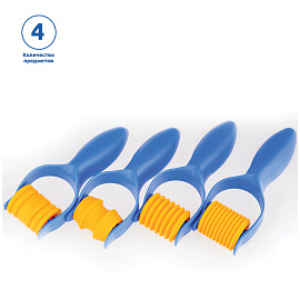 Валики-роллеры для моделирования JOVI, 4шт., в пакете, европодвес фото Валики-роллеры для моделирования JOVI, 4шт., в пакете, европодвес