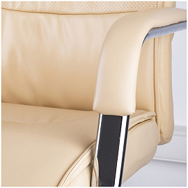 Кресло руководителя Helmi HL-E03 "Accept", экокожа бежевая фото Кресло руководителя Helmi HL-E03 "Accept", экокожа бежевая