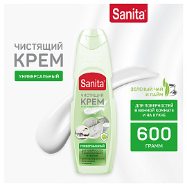 Универсальное чистящее средство Санита Зелёный чай и лайм гель 0.6 кг