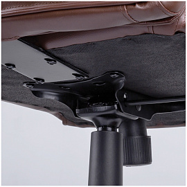 Кресло руководителя Helmi HL-E03 "Accept", экокожа коричневая фото Кресло руководителя Helmi HL-E03 "Accept", экокожа коричневая