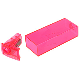 Точилка FABER-CASTELL, с контейнером, прямоугольная, пластиковая, детали флуоресцентные, ассорти, 581525 фото Точилка FABER-CASTELL, с контейнером, прямоугольная, пластиковая, детали флуоресцентные, ассорти, 581525