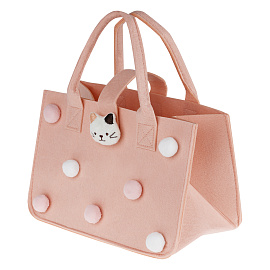 Сумка подарочная фетровая, 30*20*18см MESHU "Kitty