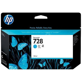 Картридж струйный HP 728 F9J67A голубой оригинальный фото Картридж струйный HP 728 F9J67A голубой оригинальный