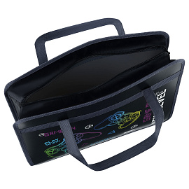 Папка с ручками А4 ArtSpace "New level", пластик, на молнии, 75мм