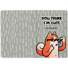 Обложка для паспорта MESHU "Cute", ПВХ, 2 кармана