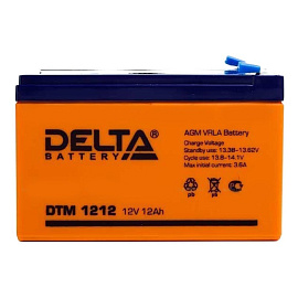 Батарея для ИБП Delta DTM 1212 12 В 12 Ач (AGM) фото Батарея для ИБП Delta DTM 1212 12 В 12 Ач (AGM)