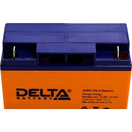 Батарея для ИБП Delta DTM 1217 12 В 17 Ач фото Батарея для ИБП Delta DTM 1217 12 В 17 Ач