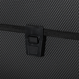 Папка-портфель пластиковая STAFF А4 (330х235х50 мм), 7 отделений, с окантовкой, индексные ярлыки, черный, 221206