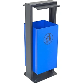 Урна УОН-3 опрокидывающаяся 35 л металл (33х25х83 cм)