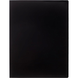Папка файловая на 80 файлов Attache A4 35 мм черная (толщина обложки 0.6 мм)