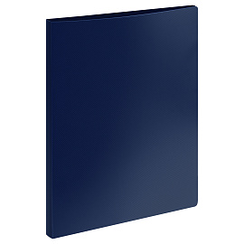 Папка на 2 кольцах СТАММ "Диагональ" А4, 25мм, 700мкм, пластик, сапфир фото Папка на 2 кольцах СТАММ "Диагональ" А4, 25мм, 700мкм, пластик, сапфир