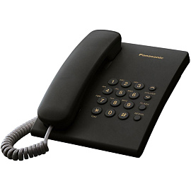 Телефон проводной Panasonic KX-TS2350 черный